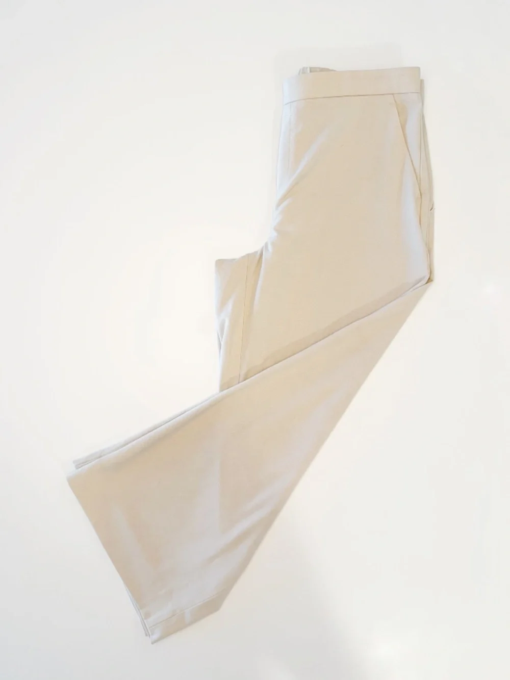 Banana Republic Hayden Pull-On Pants Size 14 Petite Cream